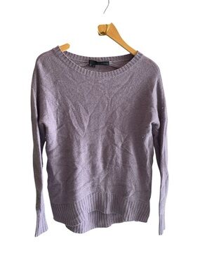 360 CASHMERE 100% Cashmere Lilac Purple Crew Neck Sweater